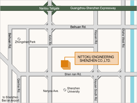 Nittoku Engineering (Shenzhen) Co. Ltd. MAP
